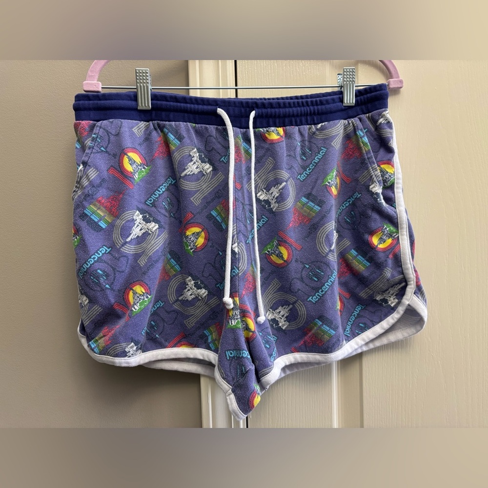 Disney Vault “Tencennial” French terry shorts